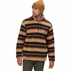 Stoic Men's Fleece Jackets 1/4 Zip Grizzly Sherpa Pullover Men's