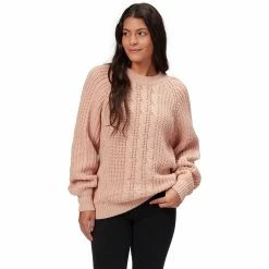 Basin and Range Women's Sweaters Fisherman's Sweater Women's -Stoichikecamp Outlet Shop BEL