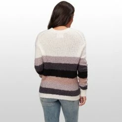 Basin and Range Women's Sweaters Stripe Sweater Women's -Stoichikecamp Outlet Shop BLGRSTCO D1