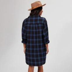Basin and Range Women's Dresses Plaid Flannel Shirt Dress Women's 11 Basin and Range Women's Dresses Plaid Flannel Shirt Dress Women's -Stoichikecamp Outlet Shop BLUBLAPLA D4