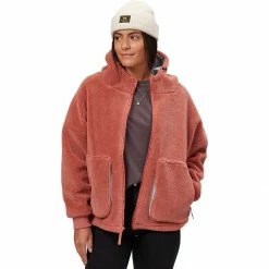Basin and Range Women's Fleece Jackets Sherpa Hooded Jacket Women's -Stoichikecamp Outlet Shop BRIDUS
