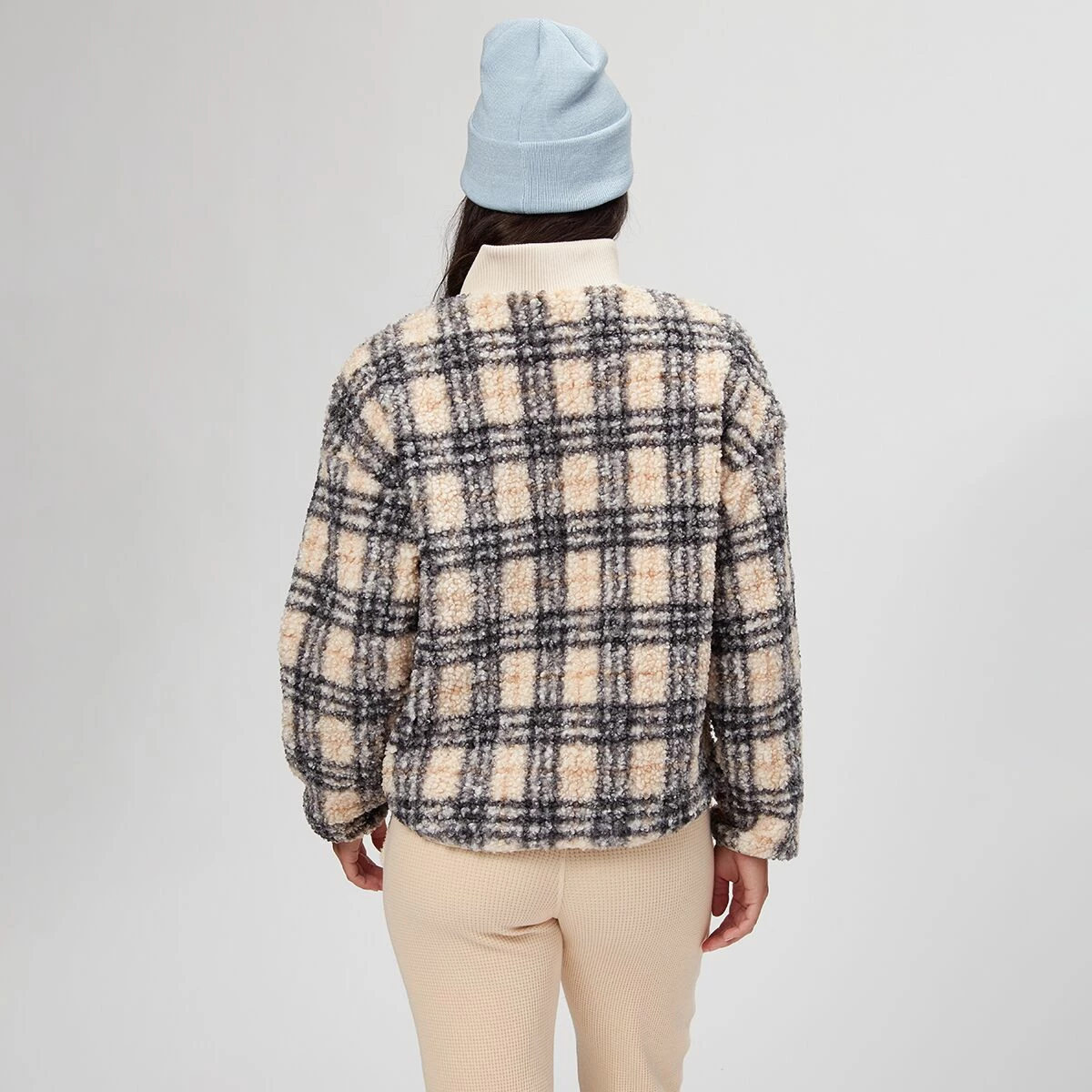 Basin and Range Women's Fleece Jackets Sherpa Pullover Jacket Women's 5 Basin and Range Women's Fleece Jackets Sherpa Pullover Jacket Women's - Image 5