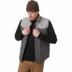 Stoic Men's Vests Mix Media Vest Men's -Stoichikecamp Outlet Shop DARSHA