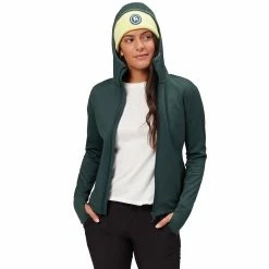 Stoic Women's Fleece Jackets Tech Fleece Hooded Full Zip Jacket Women's -Stoichikecamp Outlet Shop DARSPR 1