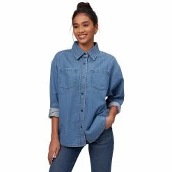Basin and Range Women's Long-Sleeve Tops Denim Shirt Women's