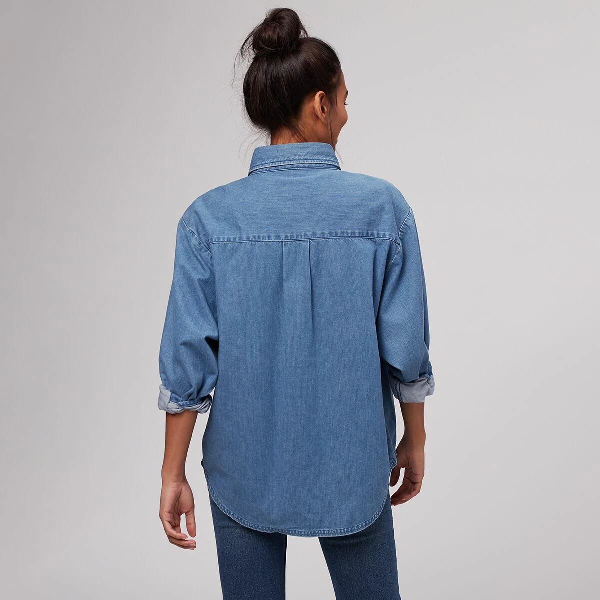 Basin and Range Women's Long-Sleeve Tops Denim Shirt Women's 6 Basin and Range Women's Long-Sleeve Tops Denim Shirt Women's - Image 6