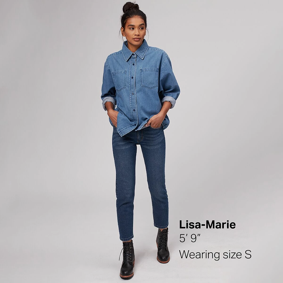 Basin and Range Women's Long-Sleeve Tops Denim Shirt Women's 2 Basin and Range Women's Long-Sleeve Tops Denim Shirt Women's - Image 2