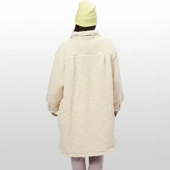 Basin and Range Women's Fleece Jackets Oversized Sherpa Jacket Women's -Stoichikecamp Outlet Shop EGR D1
