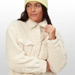 Basin and Range Women's Fleece Jackets Oversized Sherpa Jacket Women's -Stoichikecamp Outlet Shop EGR D2