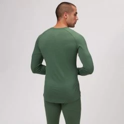 Stoic Men's Baselayer Tops Merino Blend Crew Baselayer Top Men's -Stoichikecamp Outlet Shop GREPAS D4