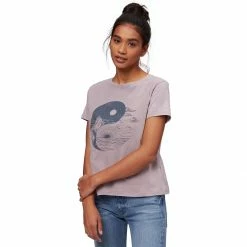 Basin and Range Women's Short-Sleeve Tops Short Sleeve Crewneck Graphic T Shirt Women's