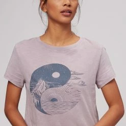 Basin and Range Women's Short-Sleeve Tops Short Sleeve Crewneck Graphic T Shirt Women's -Stoichikecamp Outlet Shop GULGRE D2