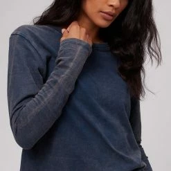 Basin and Range Women's Long-Sleeve Tops Long Sleeve Crewneck T Shirt Women's -Stoichikecamp Outlet Shop MOOOCE D2 1