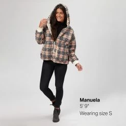 Basin and Range Women's Fleece Jackets Sherpa Hooded Jacket Women's -Stoichikecamp Outlet Shop PLAPAT D4