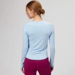 Stoic Women's Hike & Camp Tops Tech Long Sleeve T Shirt Women's -Stoichikecamp Outlet Shop POWBLU D2