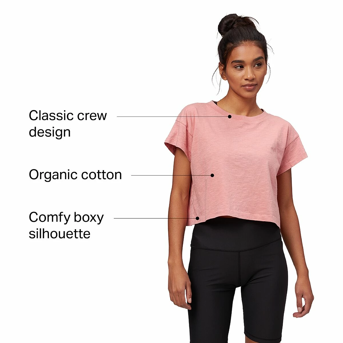 Basin and Range Women's Short-Sleeve Tops Short Sleeve Crewneck Boxy T Shirt Women's 2 Basin and Range Women's Short-Sleeve Tops Short Sleeve Crewneck Boxy T Shirt Women's - Image 2