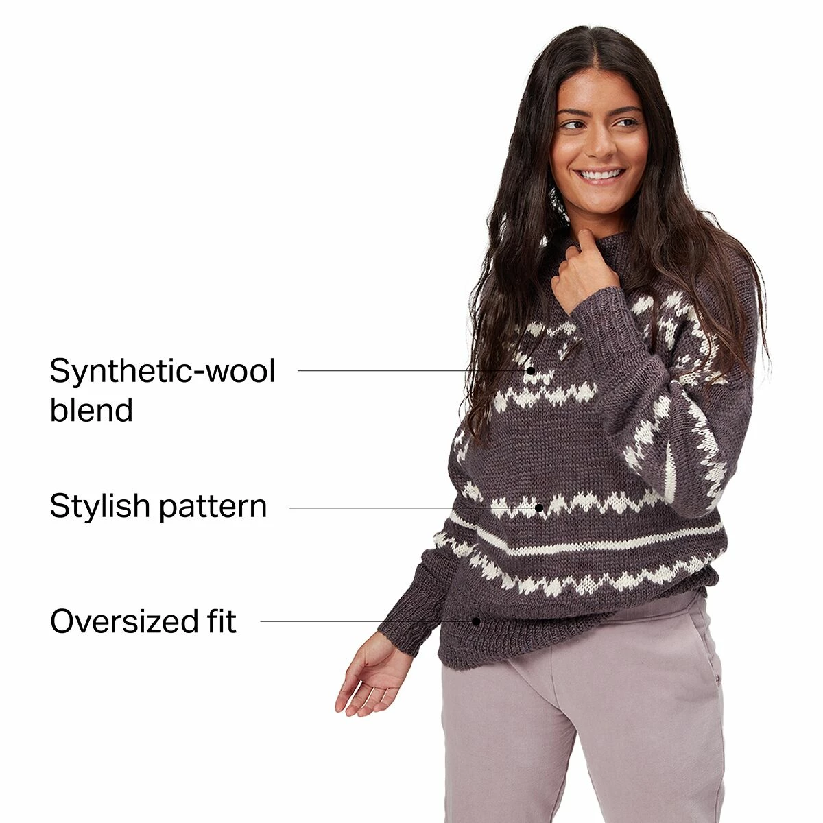 Basin and Range Women's Sweaters Intarisa Sweater Women's 2 Basin and Range Women's Sweaters Intarisa Sweater Women's - Image 2