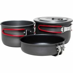 Stoic Pots & Pans Hard Anodized Camping Cook Set