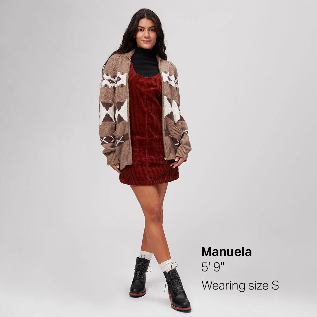 Basin and Range Women's Sweaters Intarsia Cardigan Women's 2 Basin and Range Women's Sweaters Intarsia Cardigan Women's - Image 2