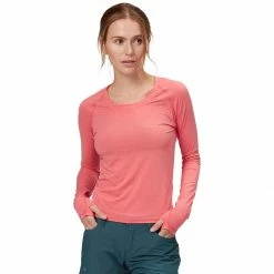 Stoic Women's Hike & Camp Tops Tech Long Sleeve T Shirt Women's -Stoichikecamp Outlet Shop TOM 3