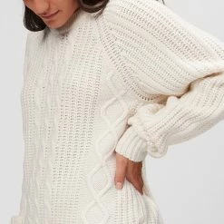 Basin and Range Women's Sweaters Fisherman's Sweater Women's -Stoichikecamp Outlet Shop WHIRAB D2