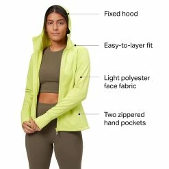 Stoic Women's Fleece Jackets Tech Fleece Hooded Full Zip Jacket Women's -Stoichikecamp Outlet Shop WILLIM D8